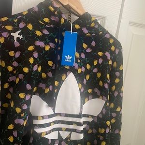 Brand new Adidas half crop hoodie